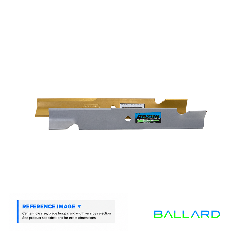 MID LIFT Mower Blades: 16 1/2" Length,  2.5" Wide (Two Blade System) image number null